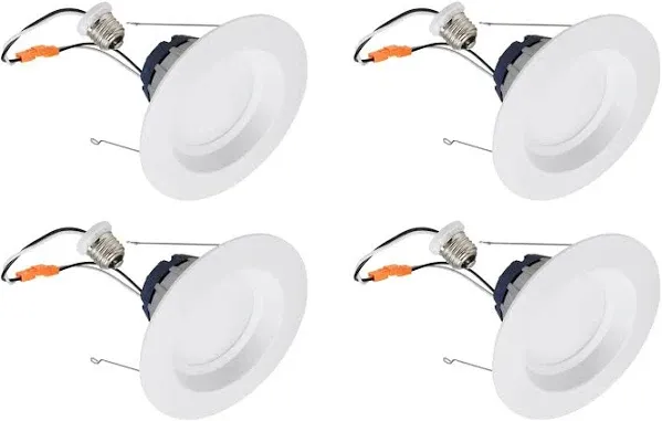 (case of 4) Sylvania 74297 - LEDRT56900950R<wbr/>P LED Recessed Can Retrofit Kit with