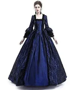 CountryWomen Women's 18th Century Rococo Ball Gown