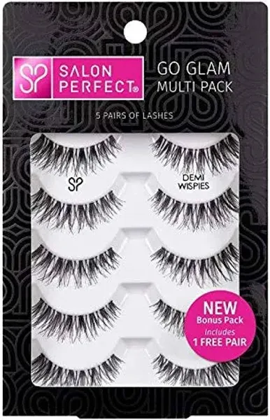 Salon Perfect Go Glam Multi Pack Demi Wispie Lashes