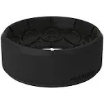 Groove Life Zeus Edge Midnight Black Silicone Ring, Size 11