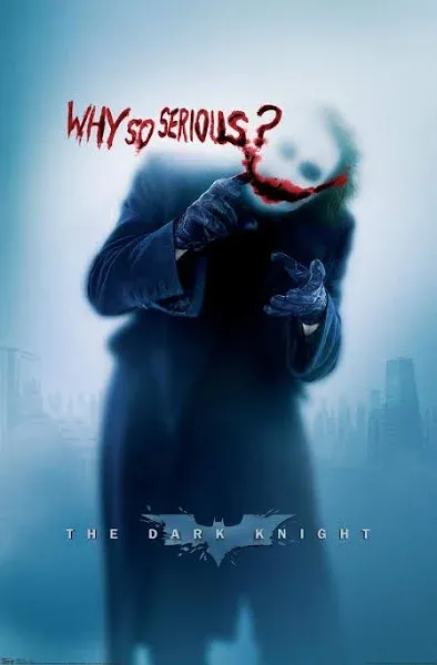 DC Comics - The Dark Knight - The Joker - Why So Serious