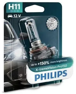 Philips X-tremeVision Pro150 Xtreme Vision Pro 150 Car Headlight Bulb H11 (Single)