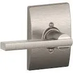 SCHLAGE F170LAT619CEN  Century Collection Latitude Decorative Trim Lever, Satin 