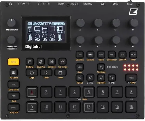 Elektron Digitakt II Drum Machine and Stereo Sampler