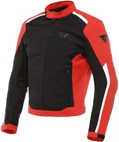 Dainese Hydraflux 2 Air D-Dry Mens Motorcycle Jacket Black/Lava Red 56 EUR