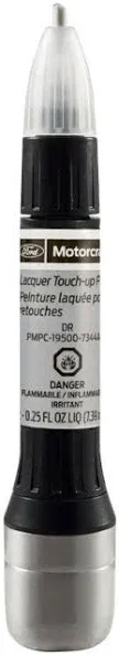 Genuine Ford Motorcraft Touch Up Paint Bottle Avalanche DR 7344 &amp; Clear Coat