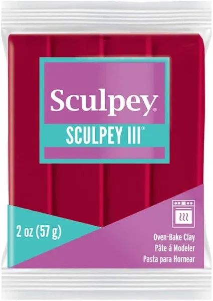 Sculpey III Clay 2 oz. Red