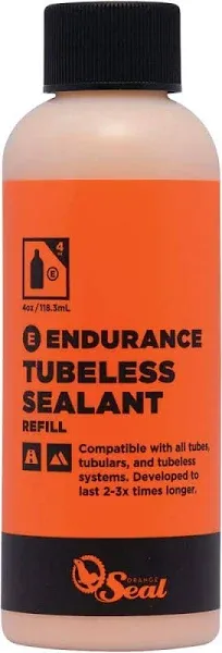 Orange Seal Endurance Tubeless Tire Sealant 8 oz Refill