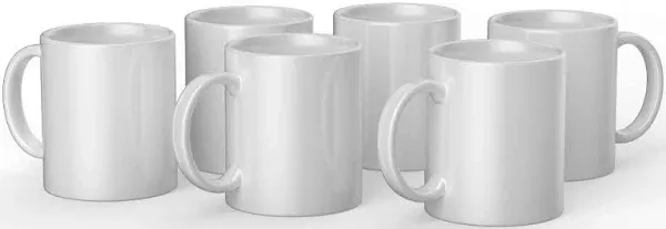 Cricut 12 oz. White Ceramic Mug Blank (6 ct)