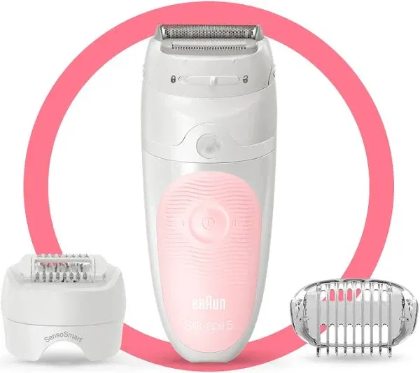 Braun Silk-Epil 5 5-620 Epilator For Women For Gentle Hair Removal