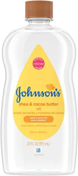 Johnson's Baby Oil Shea Cocoa Butter