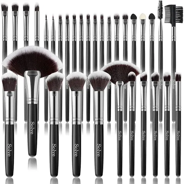 SOLVE 32 Pieces Professional Makeup Brush Set