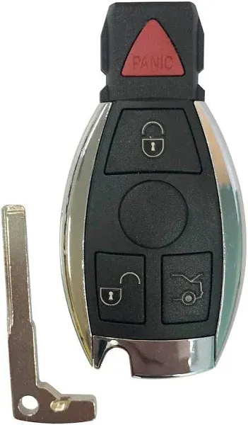 Car Key Fob Replacement for Mercedes-Benz Smart Keyless Entry Remote Control NEC BGA 2000+ Years FCCID:IYZ3312, IYZDC;by Auto Key Max (Single)