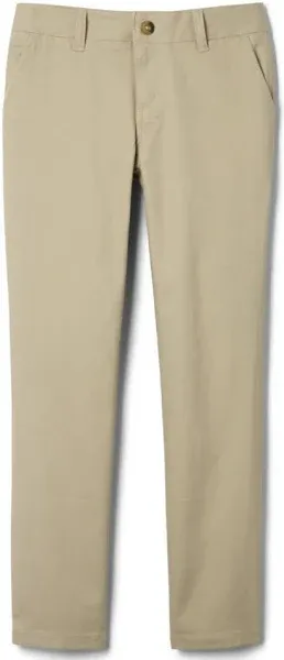 French Toast Girls School Uniform Stretch Twill Straight Leg Pants