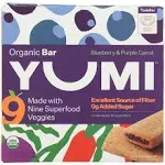 YUMI Organic Mango & Kale Toddle Snack Bars - 3.7oz/5ct