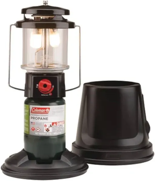 New Coleman QuickPack Deluxe Propane Lantern 1000 Lumens 13.5 Hour Run Time