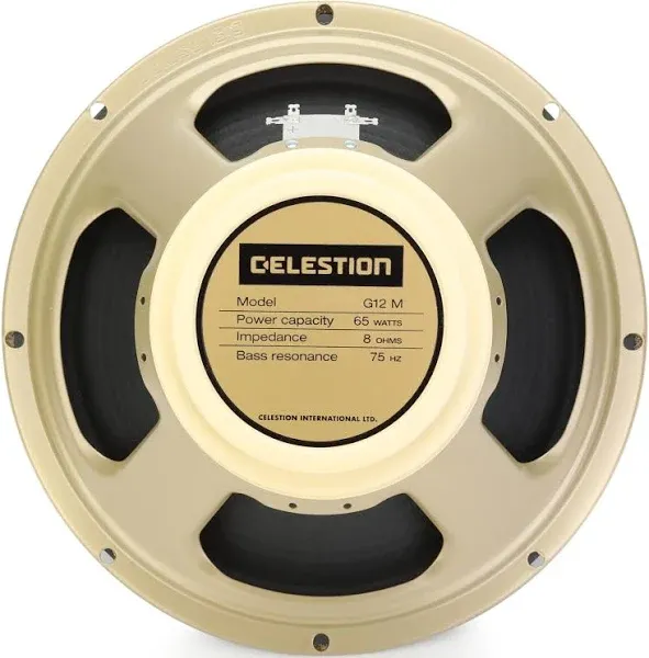 Celestion G12M Greenback 25W, 12" Guitar Speaker 8 Ohm