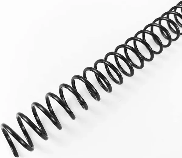 Binditek 100 Pack Plastic Spiral Binding Coils 12mm(1/2&#034;) 90 Sheet Capacity