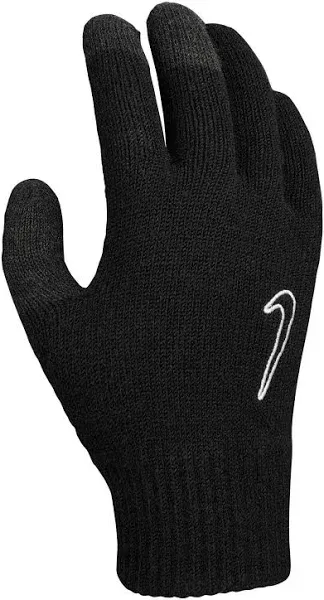 Nike Knitted Tech and Grip 2.0 Gloves Black - S-M