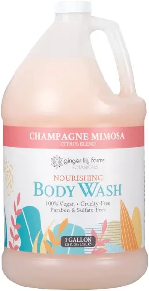 Ginger Lily Farms Botanicals Nourishing Body Wash Champagne Mimosa