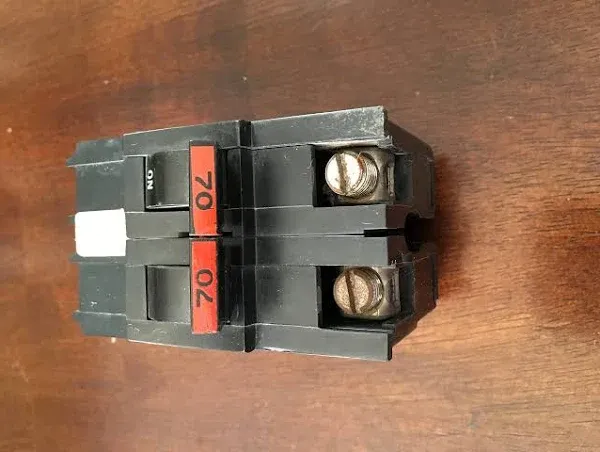 Connecticut Electric UBIF270N 2-Pole 70 Amp Circuit Breaker