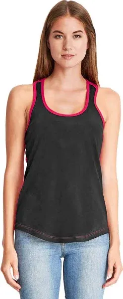 1534 Ladies' Next Level Ideal Colorblock Racerback Tank