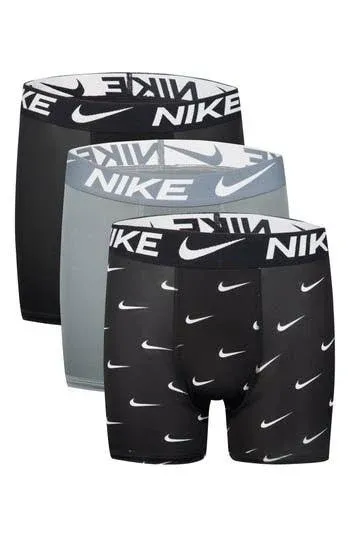 Boys Nike 8-20 Printed 3-Pack Boxer Briefs