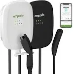 Emporia Level 2 EV Charger Black / NACS / Tesla / Hardwire