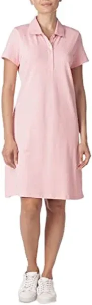 Nautica Women's Easy Classic Short Sleeve Stretch Cotton Polo Dress