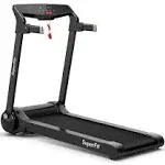 3HP Folding Electric Treadmill Running Machine-Silver