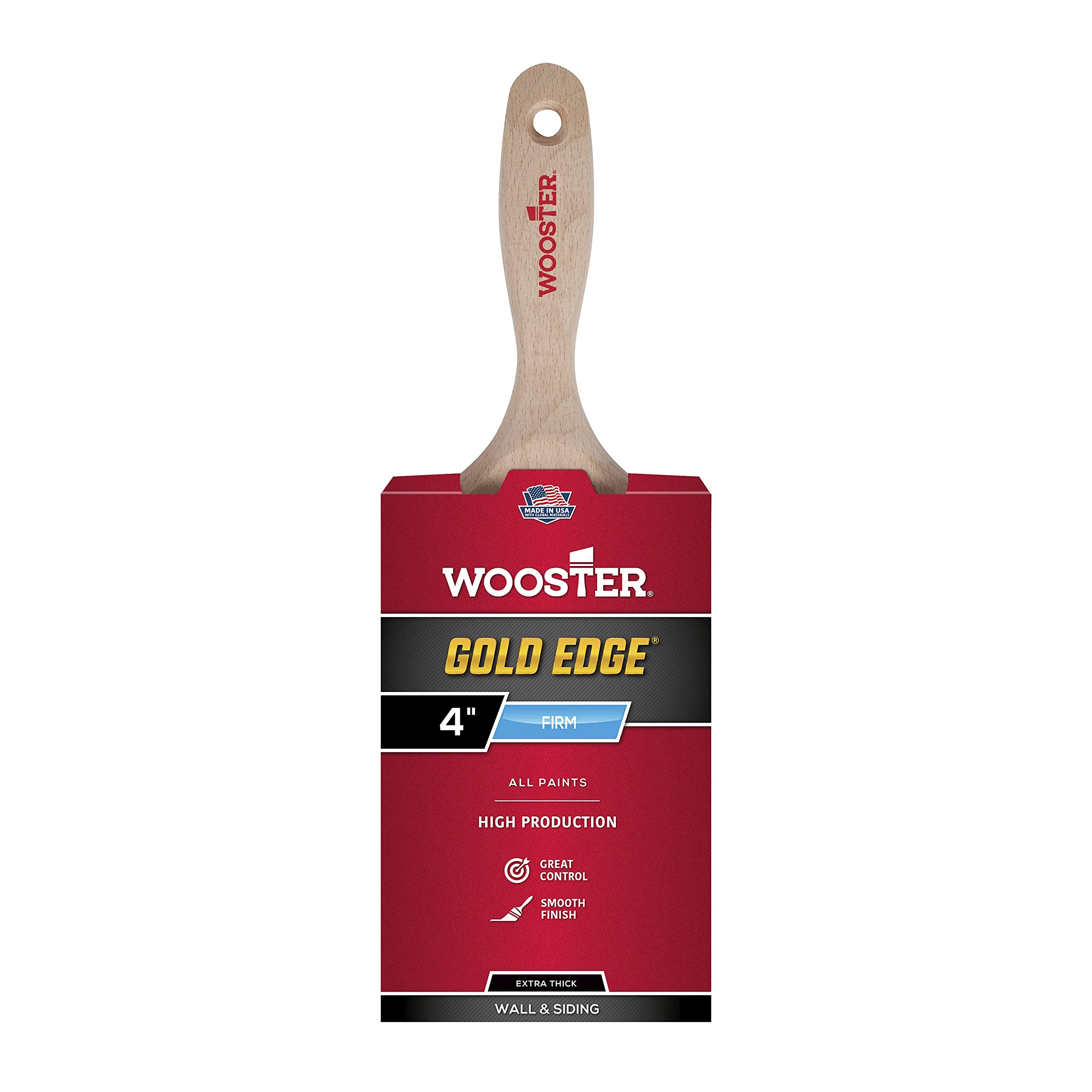 Wooster 4" Gold Edge Wall Paint Brush