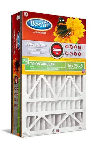 BestAir Trion Air Bear Furnace Filter AB1625-11R