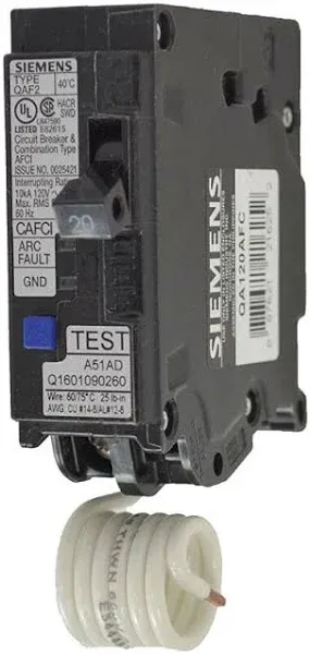 Siemens QA120AFC Circuit Breaker