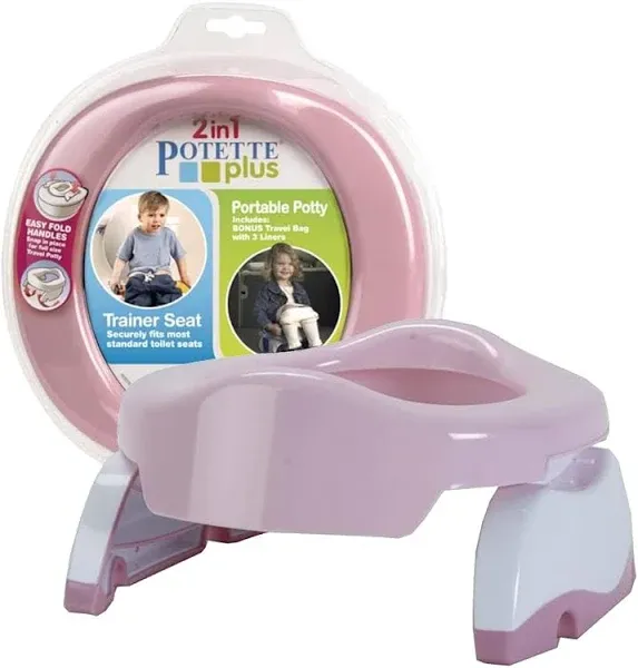 Potette Plus 2-in-1 Travel Potty White