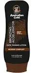 Australian Gold Dark Tanning Accelerator Lotion with Bronzer 8 fl oz