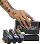 Prinker S Tattoo Device with Black + Color Ink Sets