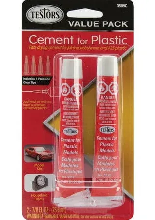 Testors Cement for Plastic 2 Pack