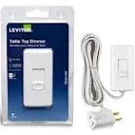 Leviton White Tabletop Dimmer R12-TBL03-10W