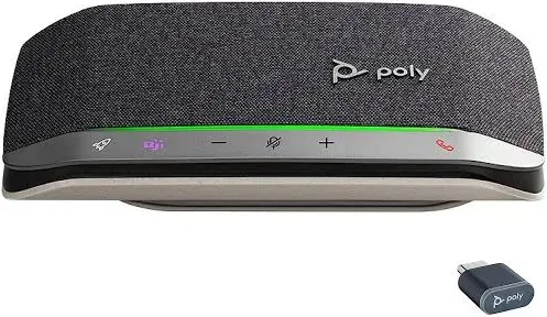 Poly Sync 20+ Personal Bluetooth Speakerphone w/USB-A UC Black 