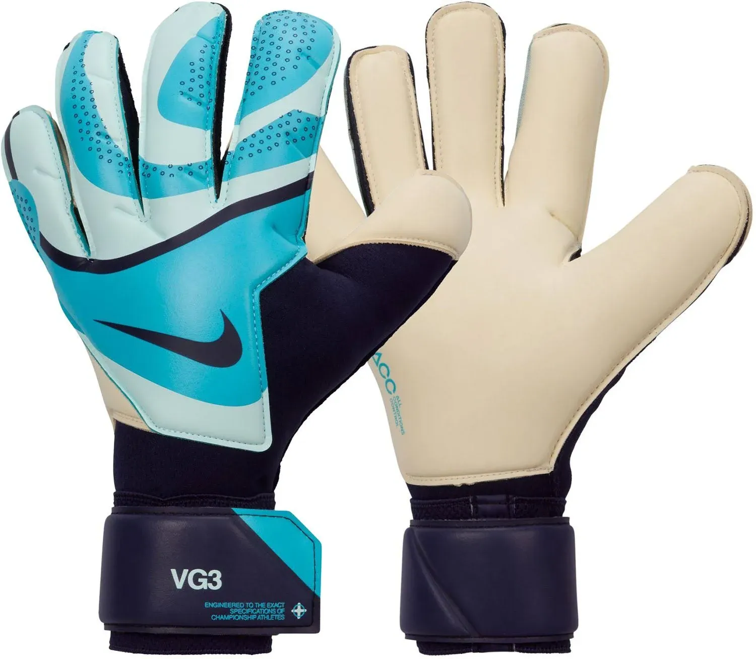 Nike Vapor Grip 3 GK Gloves
                Blue Fury/Glacier Blue/Blackened Blue