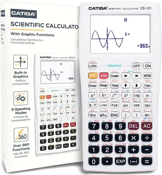 Graphing Calculator - Catiga CS121 - Scientific and Engineering Calculator - Pro