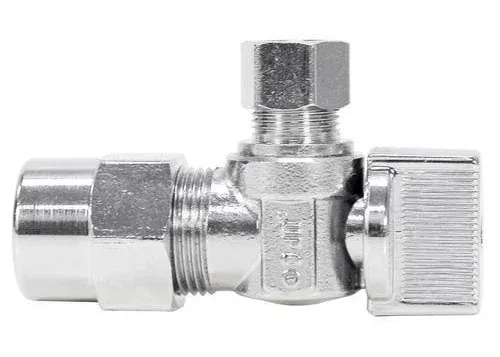 1/2 in. CPVC Inlet x 3/8 in. Comp Outlet 1/4-Turn Angle Valve