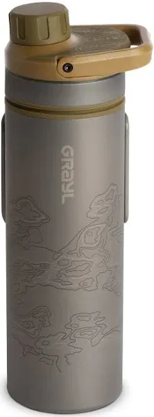 Grayl UltraPress Titanium Purifier Bottle