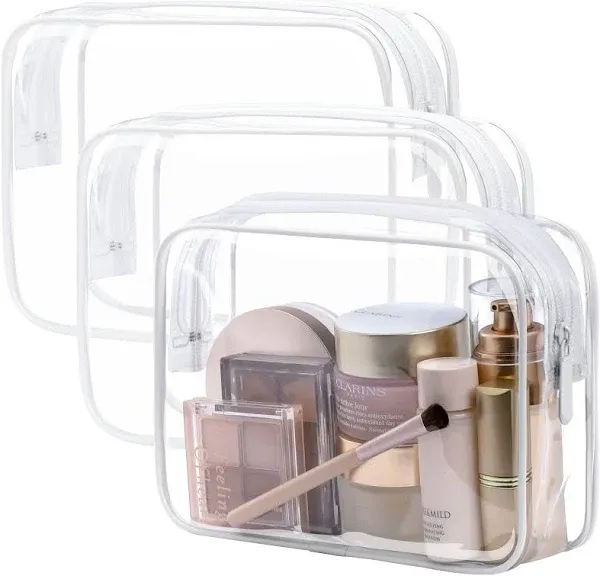 Packism Clear Bag TSA Approved Toiletry Bag Size