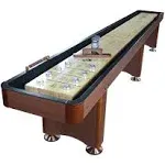 Playcraft Woodbridge Cherry 16' 2 Piece Construction Shuffleboard Table