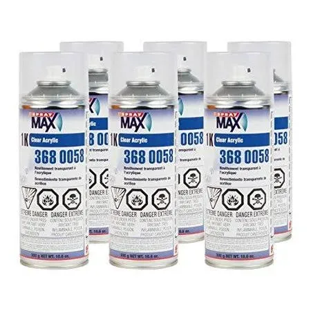 Spray Max Aerosol 1K Acrylic Clearcoat