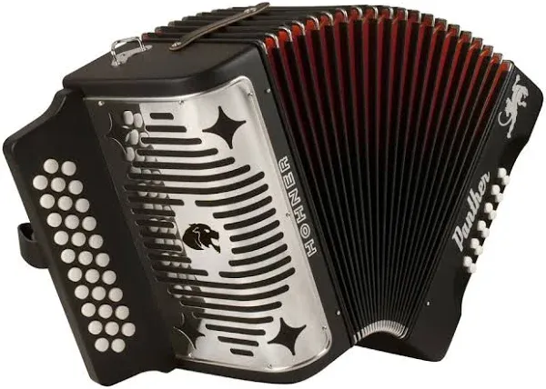 Hohner Panther G/C/F 3-Row Diatonic Accordion