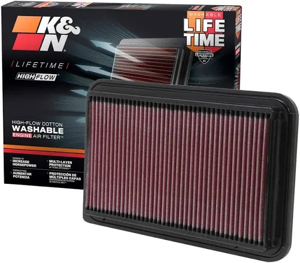 K&amp;N 33-2260 Replacement Air Filter for 2001-2014 Toyota/Lexus