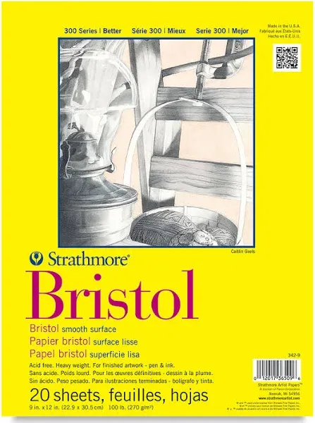 Bristol Smooth 9"x12" Notebook Pad