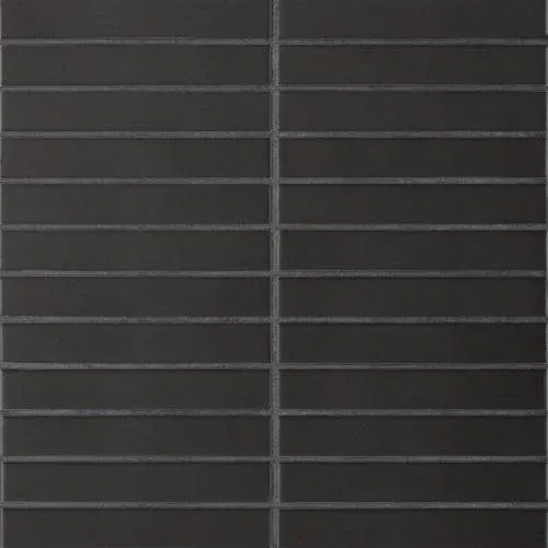 Bedrosians Le Cafe 1" x 6" Straight Stack Matte Porcelain Mosaic Tile